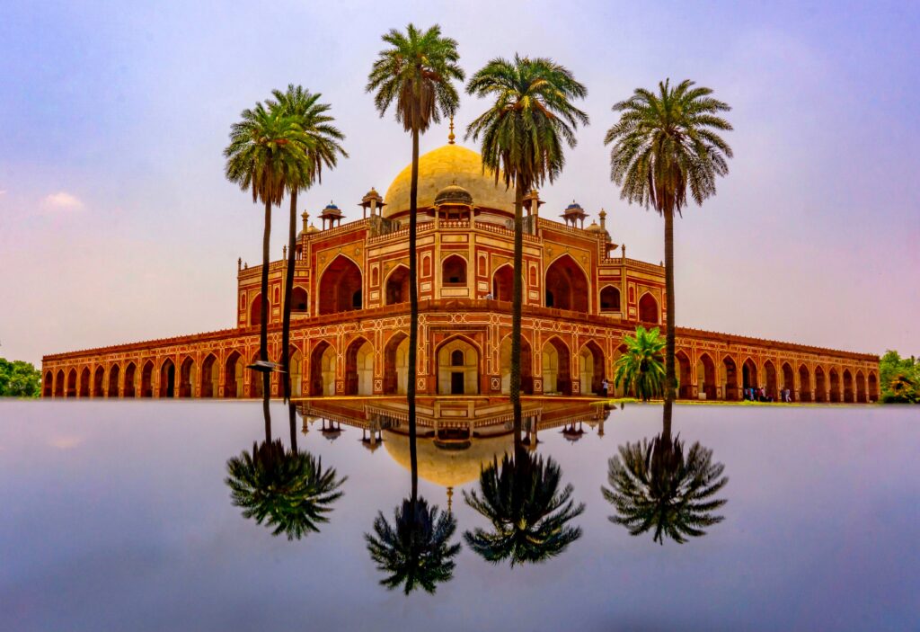 Humayun's Tomb_Water Reflection